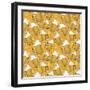 Beer Time Pattern-Lauren Ramer-Framed Giclee Print