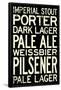 Beer Types and Styles-null-Framed Poster