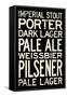 Beer Types and Styles-null-Framed Stretched Canvas