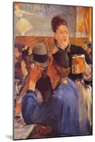 Beer Waitress-Edouard Manet-Mounted Art Print