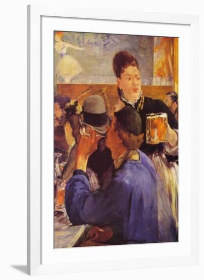 Beer Waitress-Edouard Manet-Framed Art Print