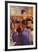 Beer Waitress-Edouard Manet-Framed Art Print