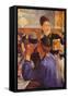 Beer Waitress-Edouard Manet-Framed Stretched Canvas