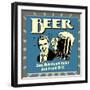 Beer! Zero Nutritional Value and Proud of It!-Retrospoofs-Framed Premium Giclee Print