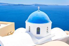 Church in Santorini, Greece - Stock Image-beerkoff-Laminated Photographic Print