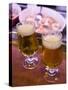 Beers in Tapas Bar, Barcelona, Catalonia, Spain, Europe-Martin Child-Stretched Canvas
