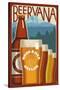 Beervana - Hood River, Oregon-Lantern Press-Stretched Canvas