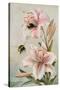 Bees and Lilies, Illustration from 'stories of Insect Life' by William J. Claxton, 1912-Louis Fairfax Muckley-Stretched Canvas