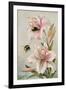 Bees and Lilies, Illustration from 'stories of Insect Life' by William J. Claxton, 1912-Louis Fairfax Muckley-Framed Premium Giclee Print