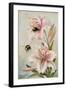 Bees and Lilies, Illustration from 'stories of Insect Life' by William J. Claxton, 1912-Louis Fairfax Muckley-Framed Giclee Print