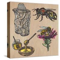 Bees, Beekeeping, and Honey-KUCO-Stretched Canvas