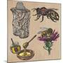 Bees, Beekeeping, and Honey-KUCO-Mounted Art Print