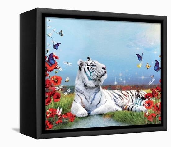 Bees, Bugs, And Tiger-Nancy Tillman-Framed Stretched Canvas