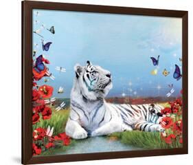 Bees, Bugs, And Tiger-Nancy Tillman-Framed Art Print