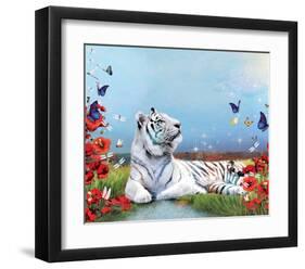 Bees, Bugs, And Tiger-Nancy Tillman-Framed Art Print