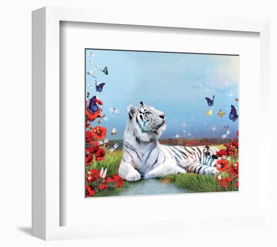 Bees, Bugs, And Tiger-Nancy Tillman-Framed Art Print