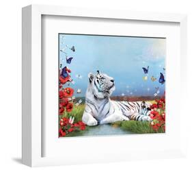 Bees, Bugs, And Tiger-Nancy Tillman-Framed Art Print