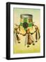 Bees Dance Round Honey-null-Framed Giclee Print