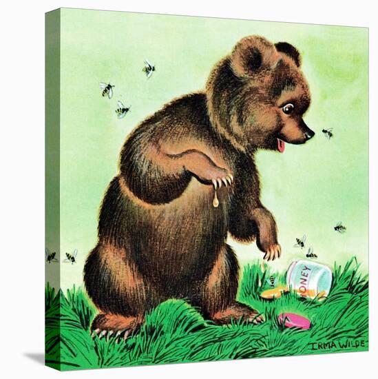 Bees for Bear - Jack & Jill-Irma Wilde-Stretched Canvas