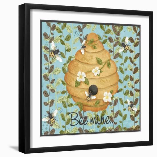 Bees & Honey I-Jade Reynolds-Framed Art Print