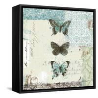 Bees n Butterflies No. 2-Katie Pertiet-Framed Stretched Canvas