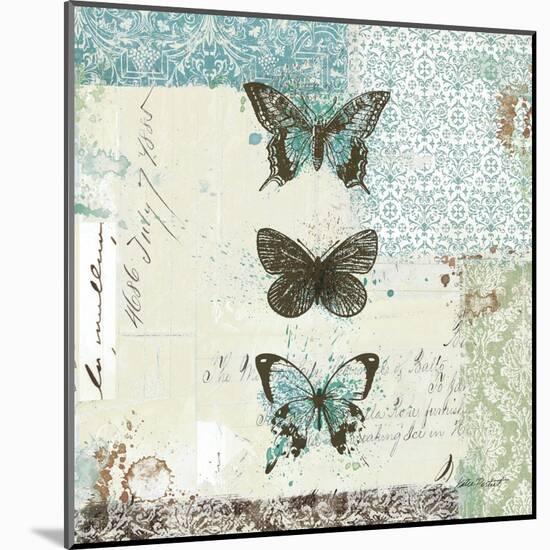 Bees n Butterflies No. 2-Katie Pertiet-Mounted Art Print