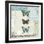 Bees n Butterflies No. 2-Katie Pertiet-Framed Art Print