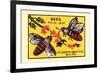 Bees-null-Framed Art Print