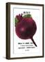 Beet: Detroit Dark Red-null-Framed Art Print