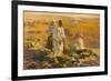 Beet-Lifting, 1893 (Oil on Canvas)-Leon Wyczolkowski-Framed Giclee Print