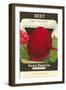 Beet Seed Packet-null-Framed Art Print