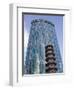 Beetham Tower, Radisson Sas Hotel, Pagoda, Chinese Quarter, Birmingham, England, United Kingdom-Martin Child-Framed Photographic Print