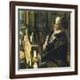 Beethoven at the Piano-English School-Framed Giclee Print