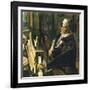 Beethoven at the Piano-English School-Framed Giclee Print