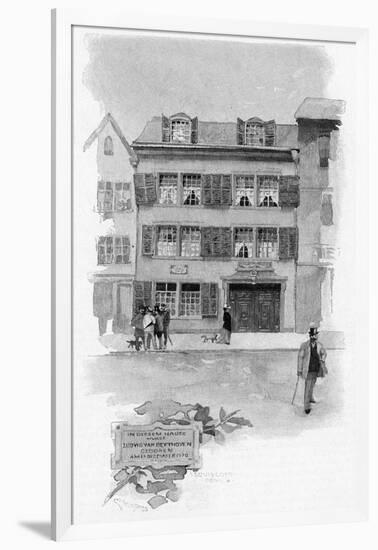 Beethoven, Bonn B'Place-EH de l'Orme-Framed Art Print