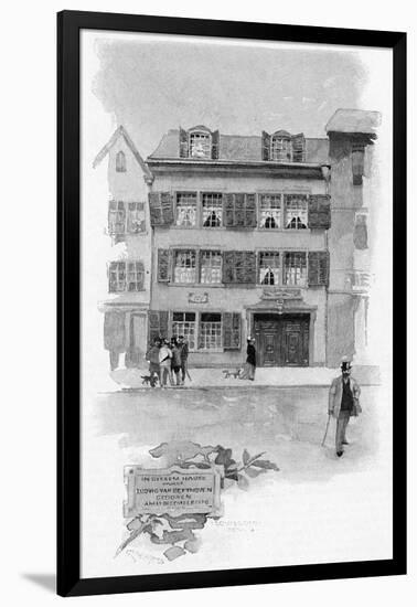 Beethoven, Bonn B'Place-EH de l'Orme-Framed Art Print