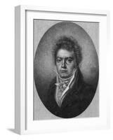 Beethoven, Century Mag-null-Framed Art Print