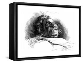 Beethoven (Deathbed)-null-Framed Stretched Canvas