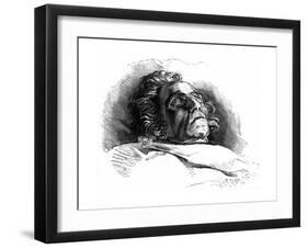 Beethoven (Deathbed)-null-Framed Giclee Print