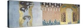 Beethoven-Fries, 1902: Poetic Arts and Genius, as Well as a Kiss to the Whole World-Gustav Klimt-Stretched Canvas