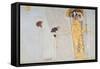 Beethoven-Frieze, 1902: the Longing for Happiness-Gustav Klimt-Framed Stretched Canvas