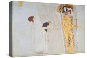 Beethoven-Frieze, 1902: the Longing for Happiness-Gustav Klimt-Stretched Canvas