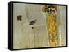 Beethoven Frieze Inspired by Beethoven's 9th Symphony, the Knight in Shining Armour-Gustav Klimt-Framed Stretched Canvas