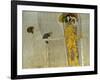 Beethoven Frieze Inspired by Beethoven's 9th Symphony, the Knight in Shining Armour-Gustav Klimt-Framed Giclee Print