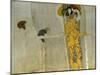 Beethoven Frieze Inspired by Beethoven's 9th Symphony, the Knight in Shining Armour-Gustav Klimt-Mounted Giclee Print