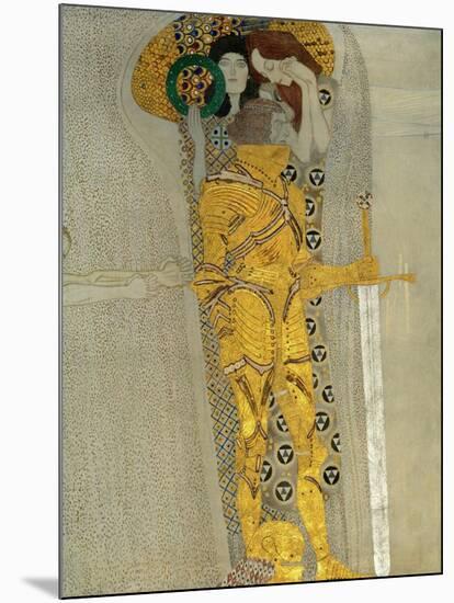 Beethoven Frieze Inspired by Beethoven's 9th Symphony-Gustav Klimt-Mounted Giclee Print