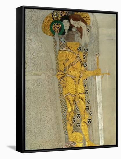 Beethoven Frieze Inspired by Beethoven's 9th Symphony-Gustav Klimt-Framed Stretched Canvas