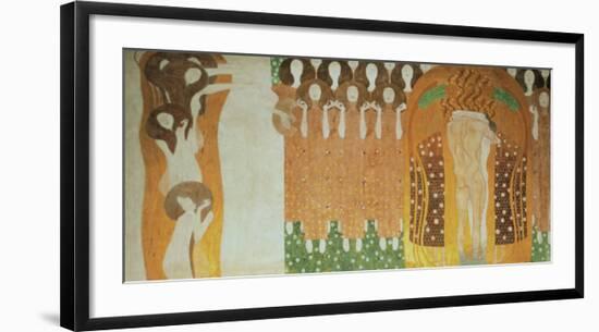 Beethoven Frieze-Gustav Klimt-Framed Art Print