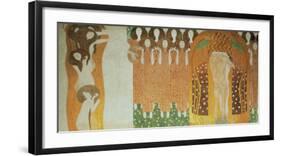 Beethoven Frieze-Gustav Klimt-Framed Art Print