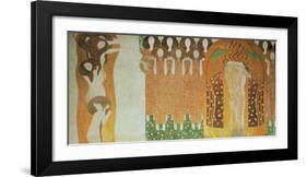 Beethoven Frieze-Gustav Klimt-Framed Art Print